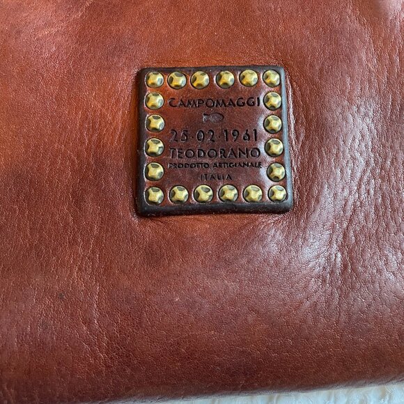 Campomaggi brown leather cross body and shoulder strap bag - Picture 2 of 5